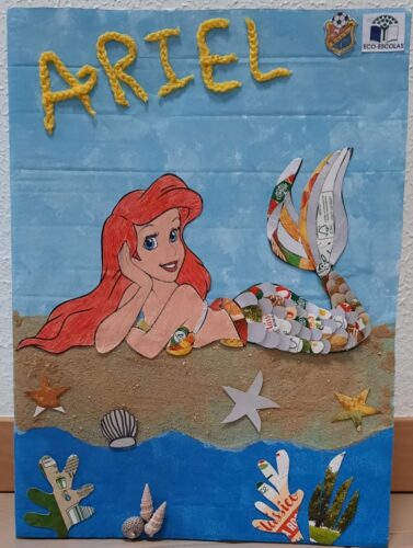 Capa do livro " Ariel, a Pequena Sereia"